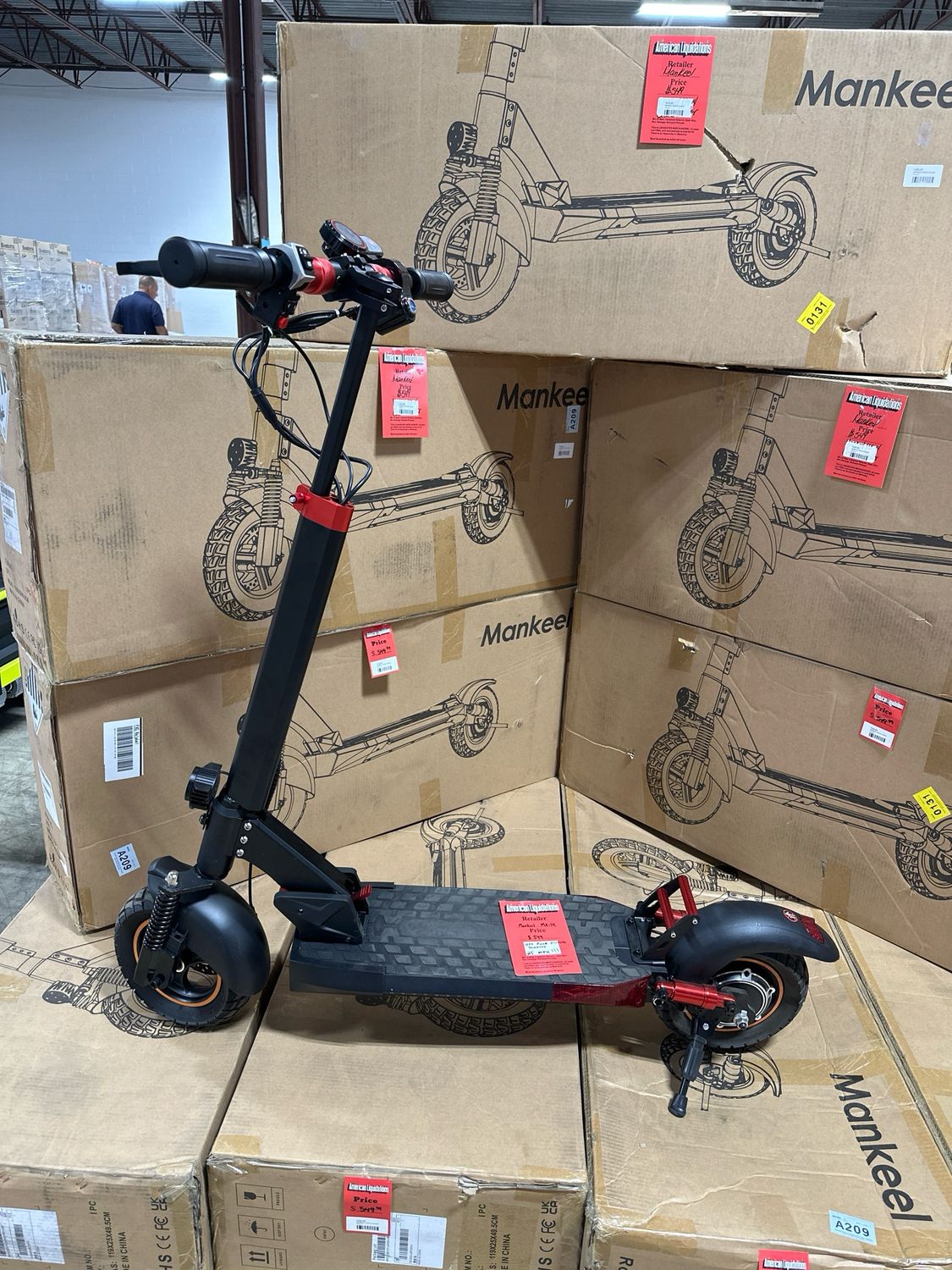 MANKEEL ELECTRIC Scooter — liquidation pallet load photo 1