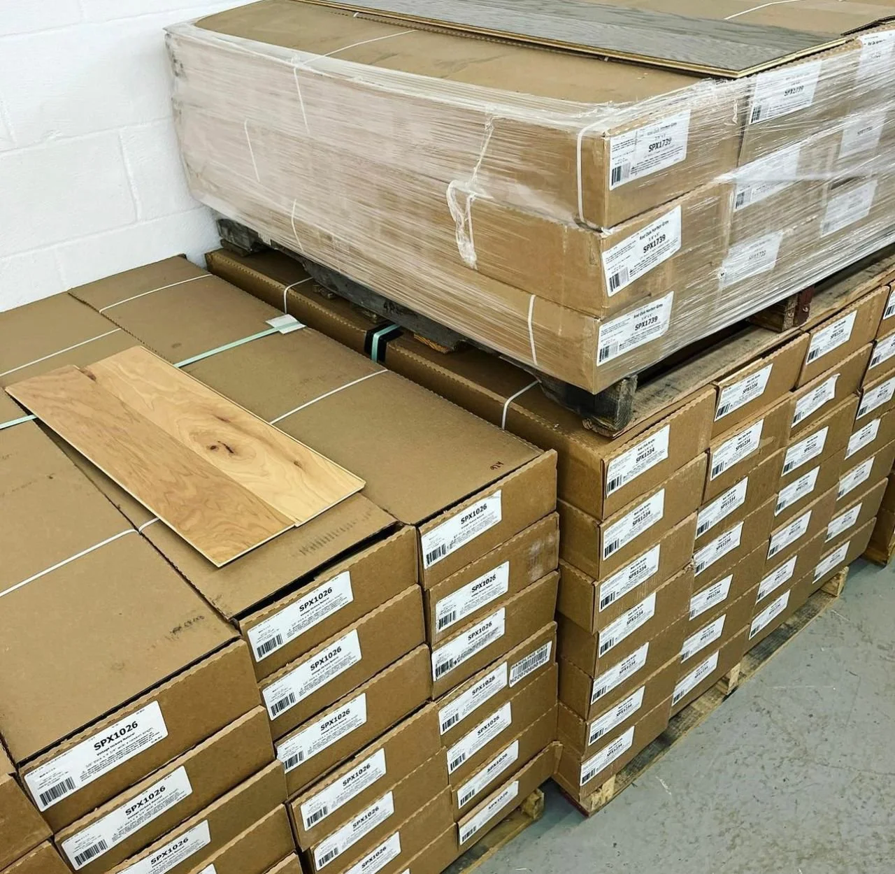 Hardwood Flooring Pallets — liquidation pallet load photo 1