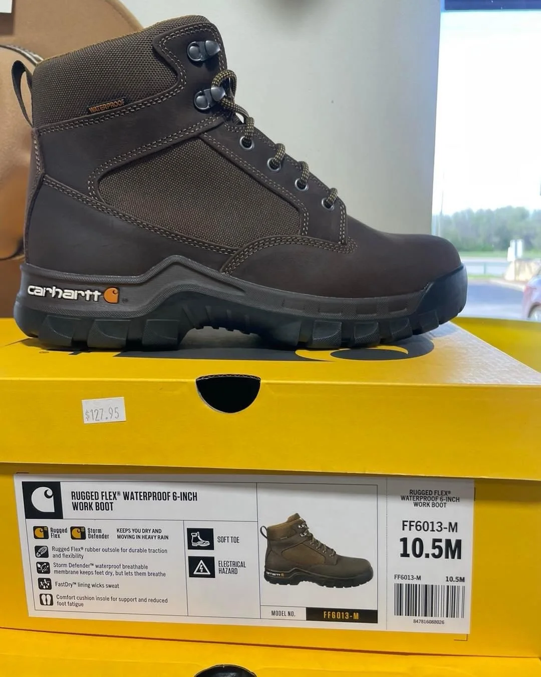 Carhartt Boots Pallet — liquidation pallet load photo 1