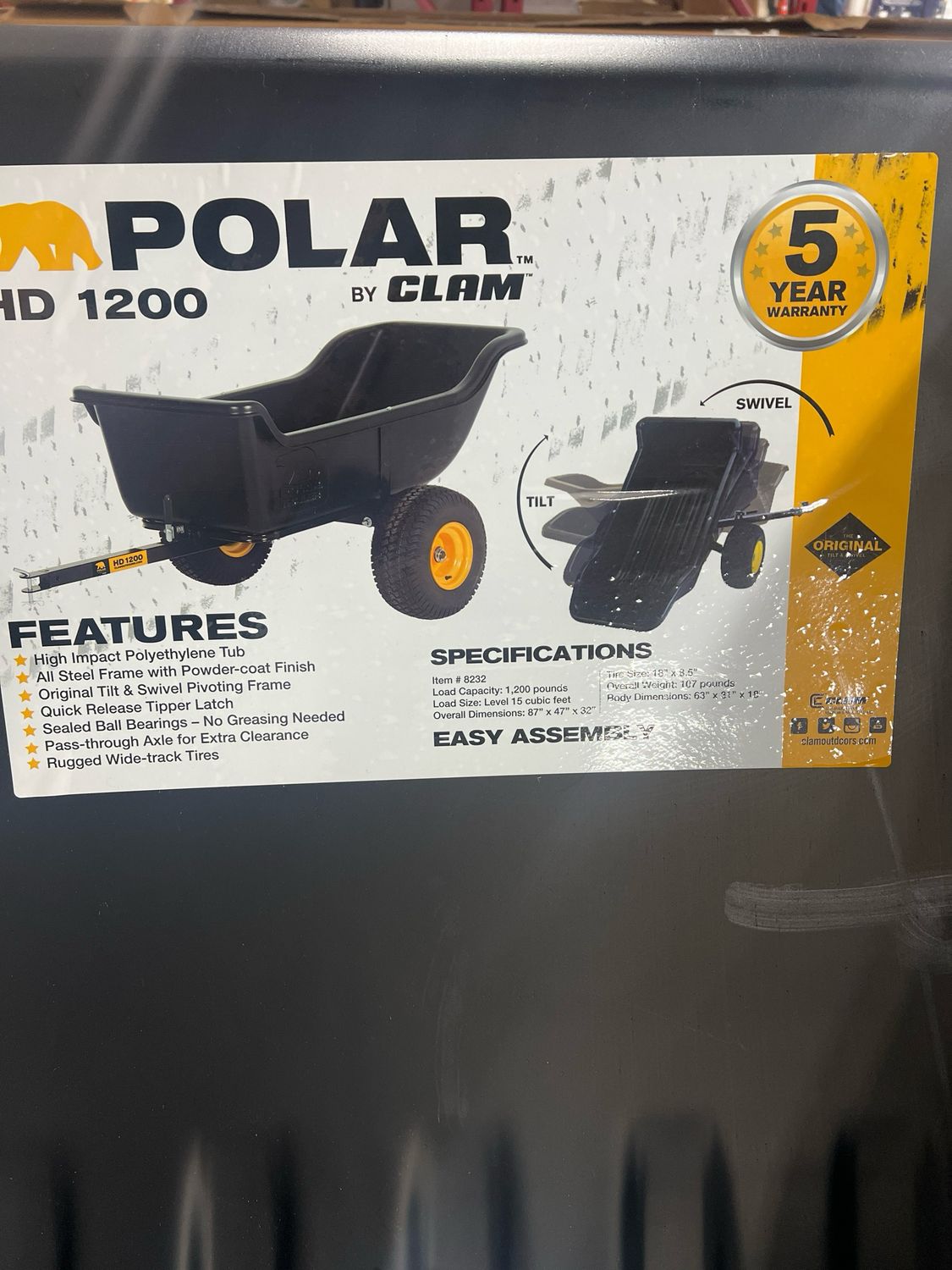 Polar 1200lb Dump Cart thumbnail 3