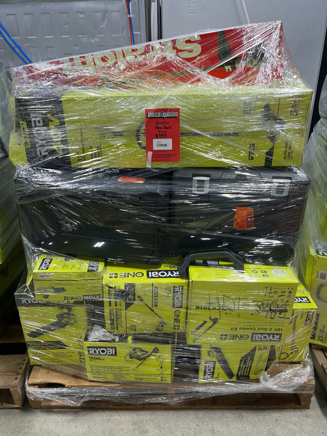 Home Depot Power Tool Pallet HDT-3401 — liquidation pallet load photo 1