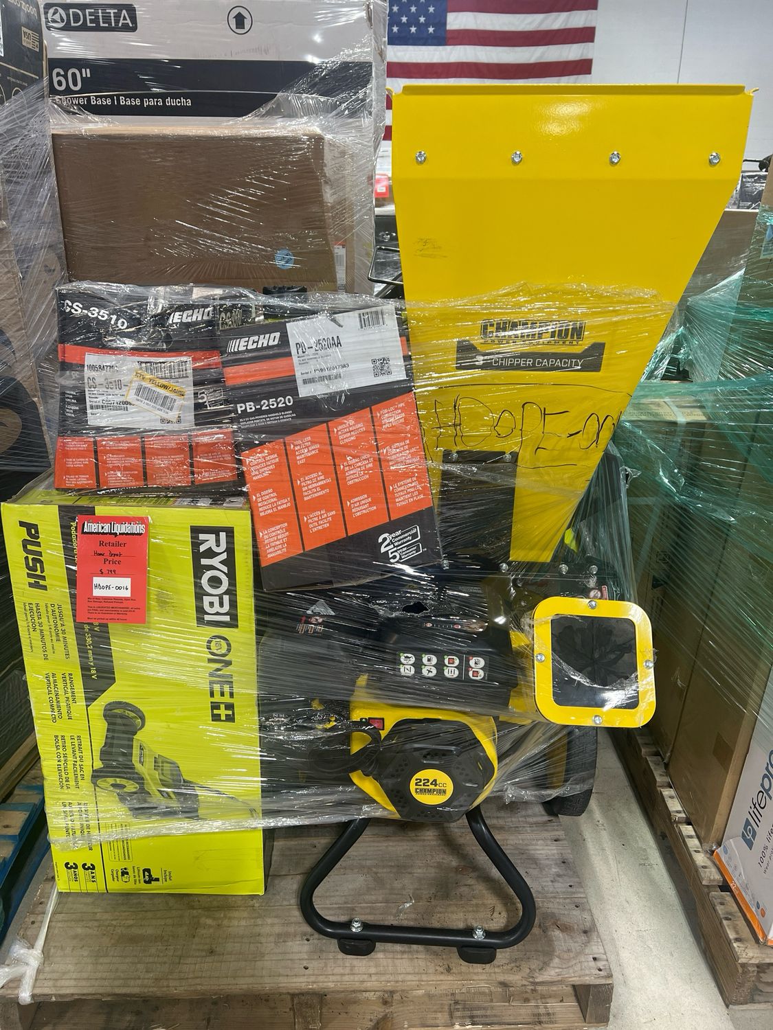 Home Depot Power Tool Pallet HDOPE-0016 — liquidation pallet load photo 1