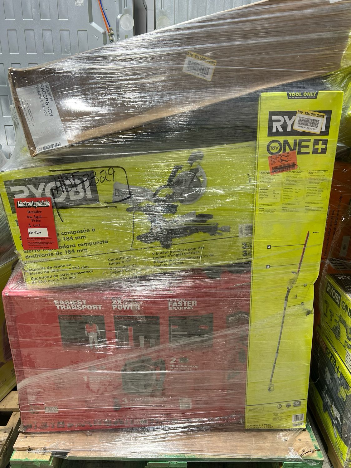 Home Depot Power Tool Pallet HDT-3329 — liquidation pallet load photo 1