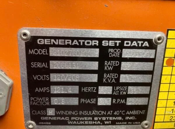 Generator 35KW 3PH Pallets thumbnail 3