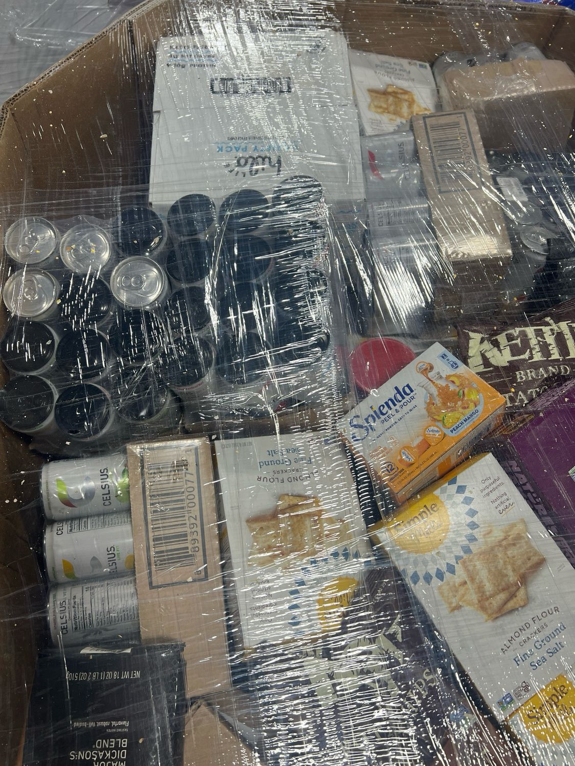 Amazon Food Pallet AMZF-3407 — liquidation pallet load photo 1