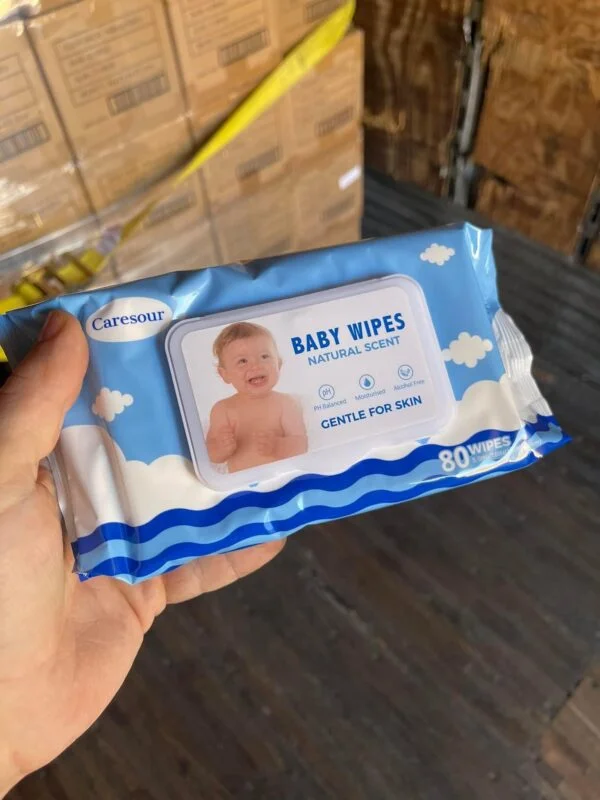 Baby Wipes Pallets — liquidation pallet load photo 1