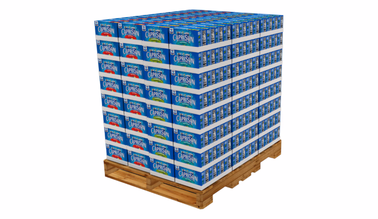 Caprisun Pallet Walmart — liquidation pallet load photo 1