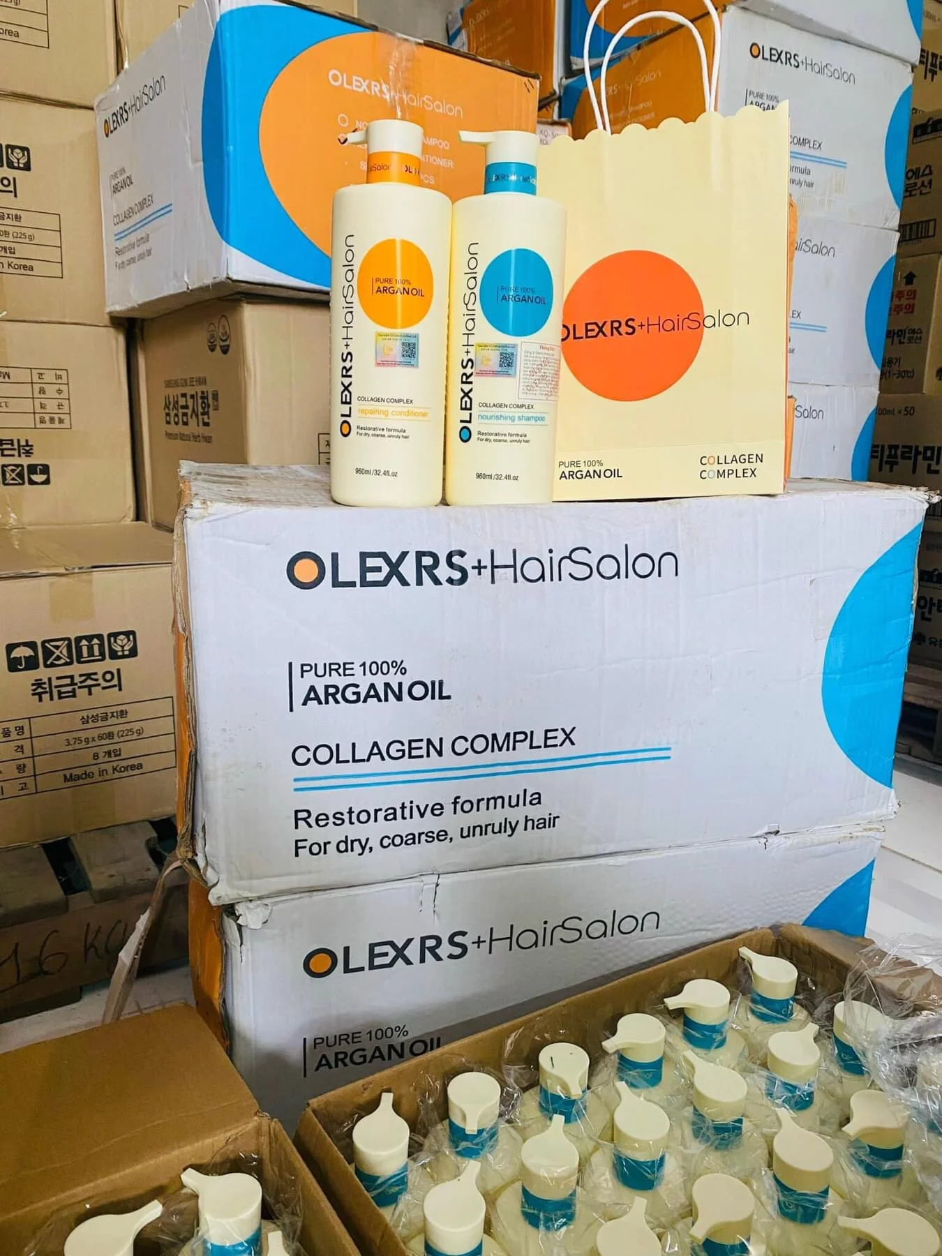Olexrs Shampoo Pallets — liquidation pallet load photo 1