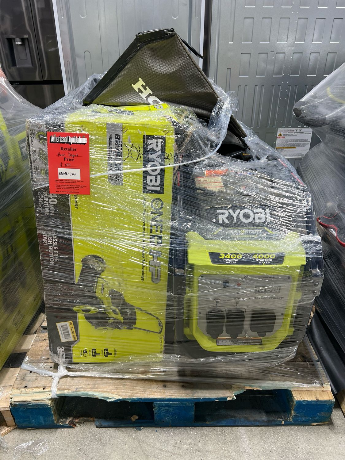 Home Depot Power Tool Pallet HDOPE-3401 — liquidation pallet load photo 1