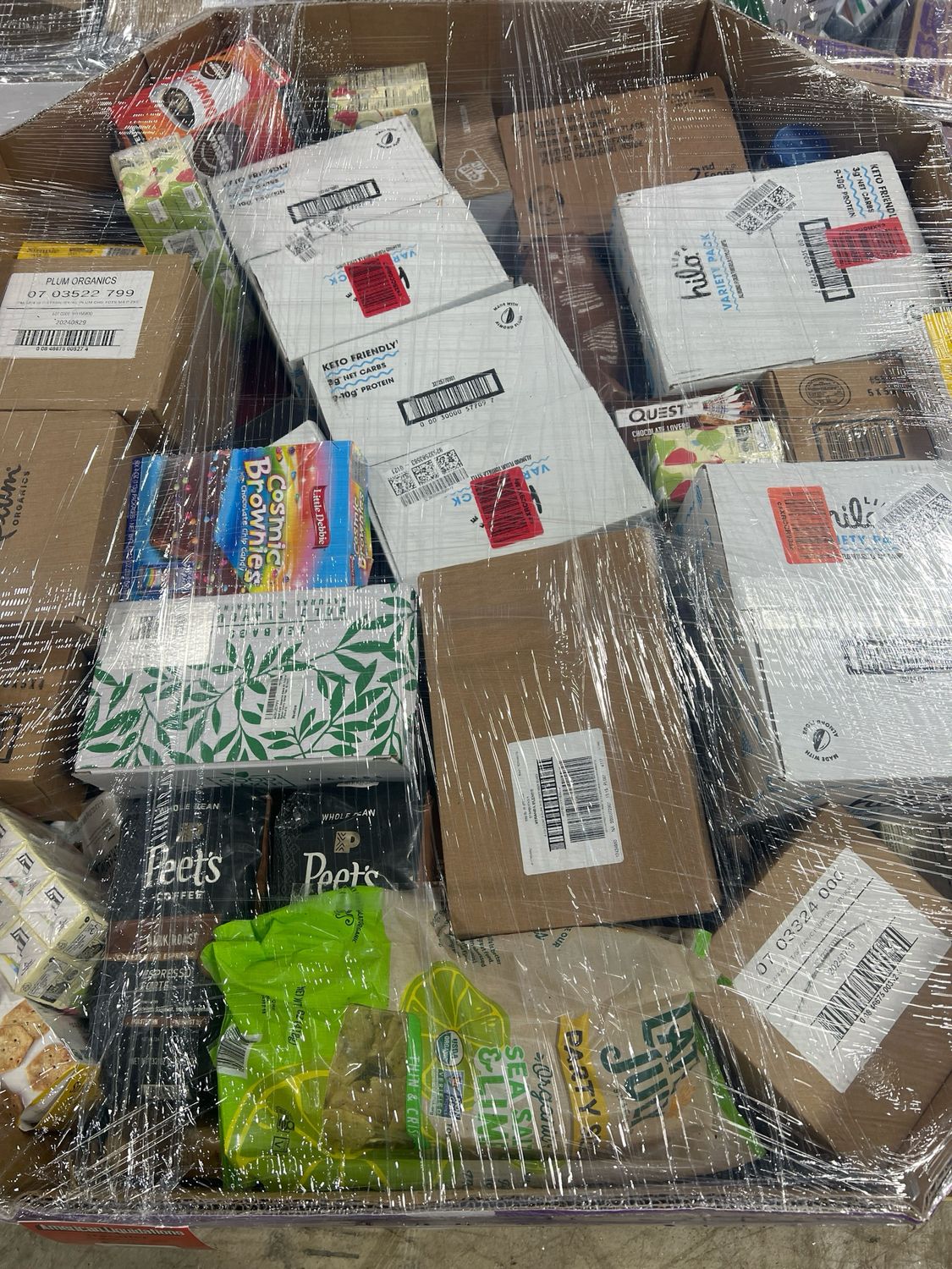 Amazon Food Pallet AMZF-3404 — liquidation pallet load photo 1