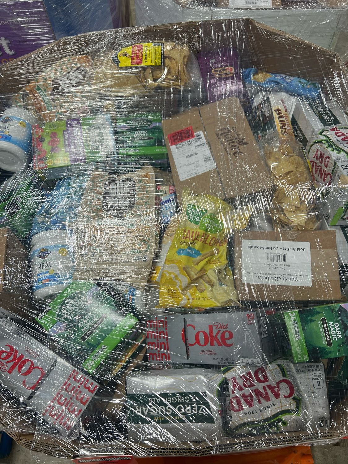 Amazon Food Pallet AMZF-3503 — liquidation pallet load photo 1