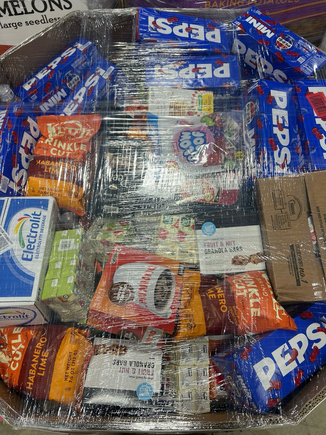 Amazon Food Pallets AMZF-3504 — liquidation pallet load photo 1