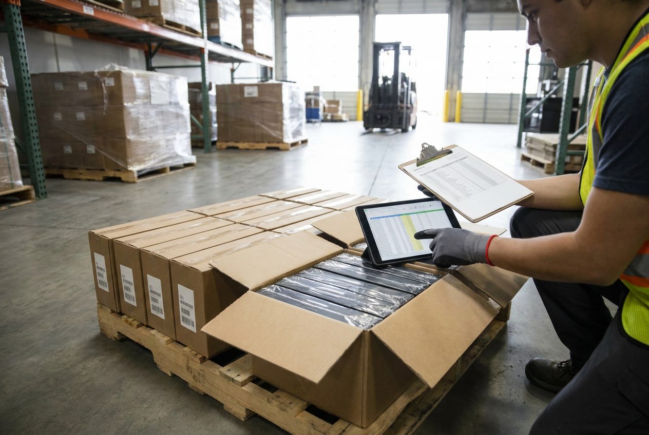 Assess duplicate items in liquidation pallets — PalletCove Liquidation, Dallas, Texas Assess duplicate items in liquidation pallets — PalletCove Liquidation, Dallas, Texas