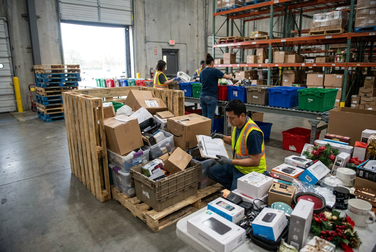 General merchandise liquidation pallets: assess the mix — PalletCove Liquidation, Dallas, Texas General merchandise liquidation pallets: assess the mix — PalletCove Liquidation, Dallas, Texas
