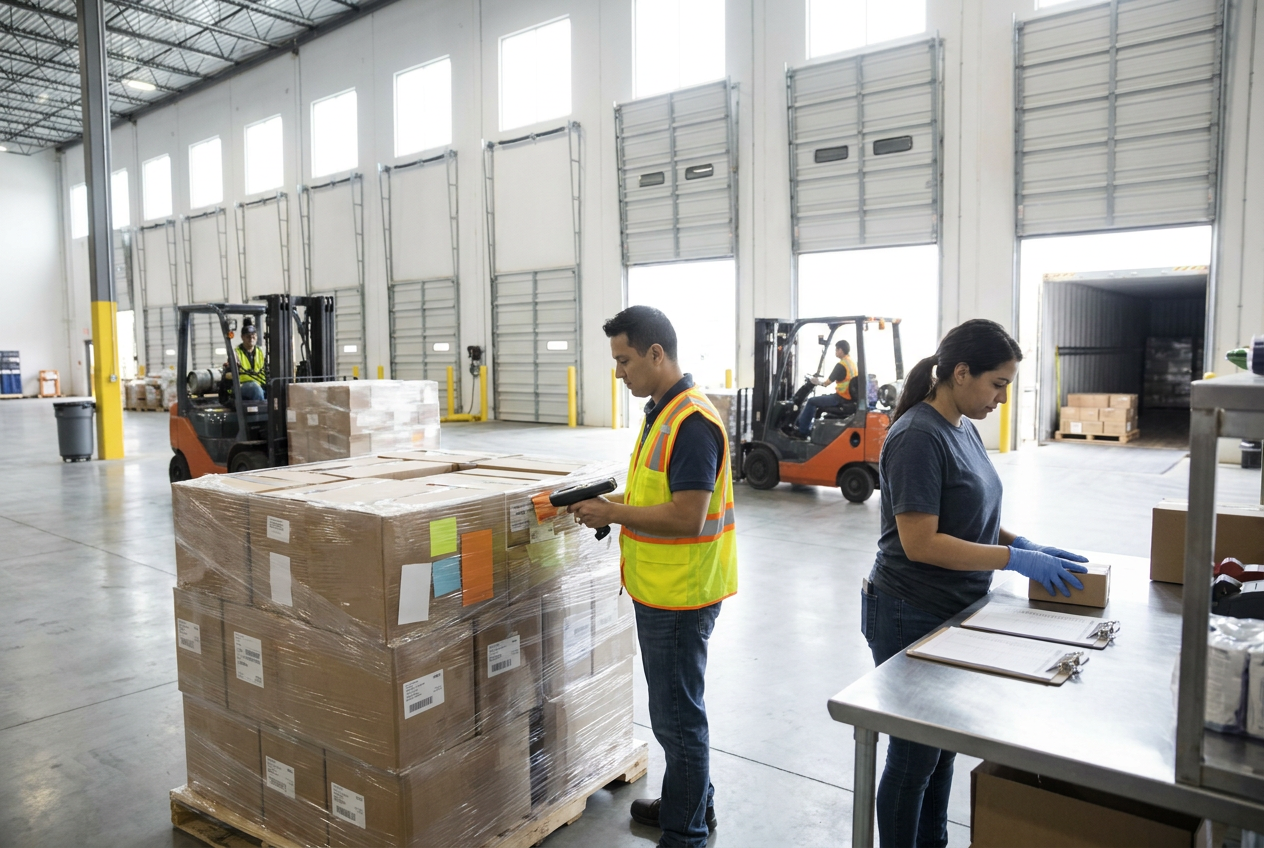 Reconciling grouped inventory costs Sorted inventory groups beside a cost allocation worksheet for a mixed liquidation purchase