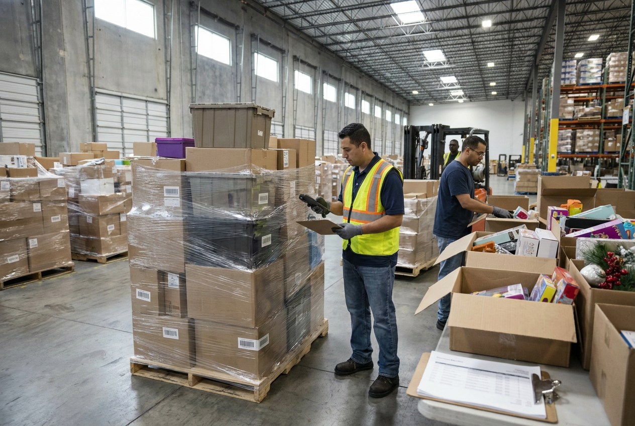 Target Liquidation Pallets: Categories and Condition — PalletCove Liquidation, Dallas, Texas