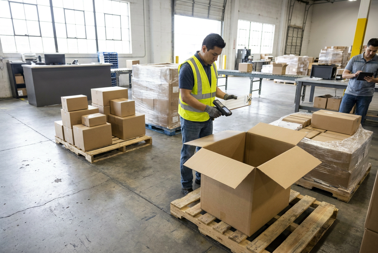 UPC barcode and SKU labels on product packaging for an upc vs sku identification comparison