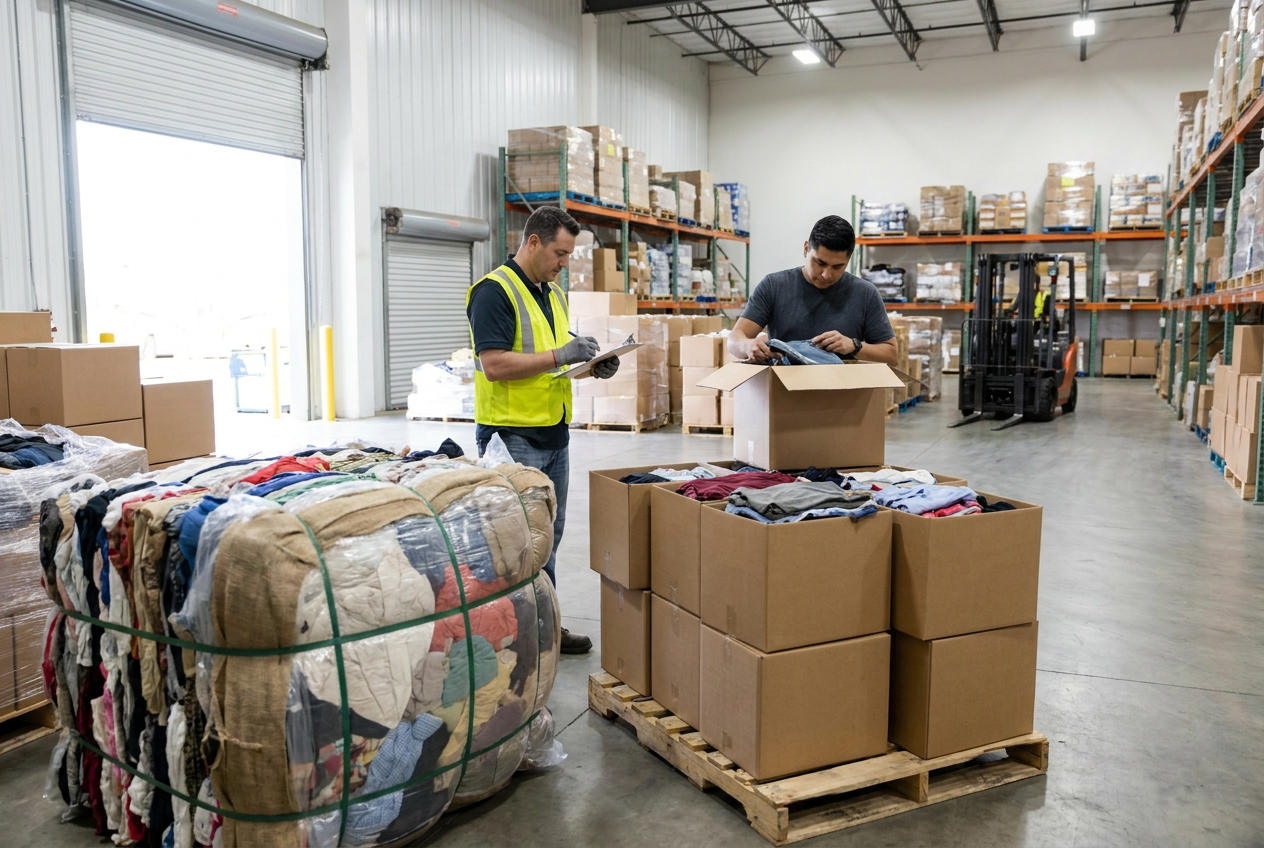 Used Clothing Bales vs Pallets: Compare the Supply Models — PalletCove Liquidation, Dallas, Texas Used Clothing Bales vs Pallets: Compare the Supply Models — PalletCove Liquidation, Dallas, Texas